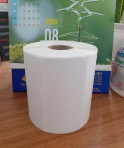 GIẤY DECAL MÃ VẠCH KT: 100 x 50mm x 50m